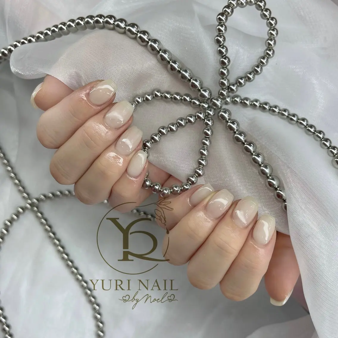 ネイル チークネイル フットネイル フレンチネイル グラデーション キラキラネイル ハンドネイル フットネイル YURI Nail Funabashiのネイルデザイン