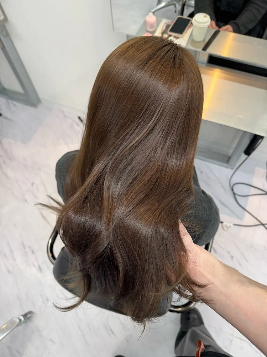 ロング Rita/髪質改善/ ブリーチなしWカラーのヘアスタイル
