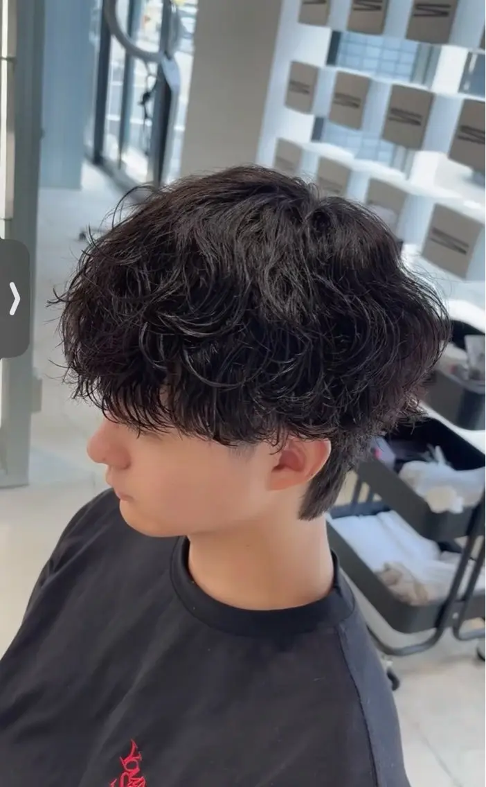 パーマ メンズ カット パーマ メンズ特化⚡️三村 彰吾⚡️カットパーマのヘアスタイル