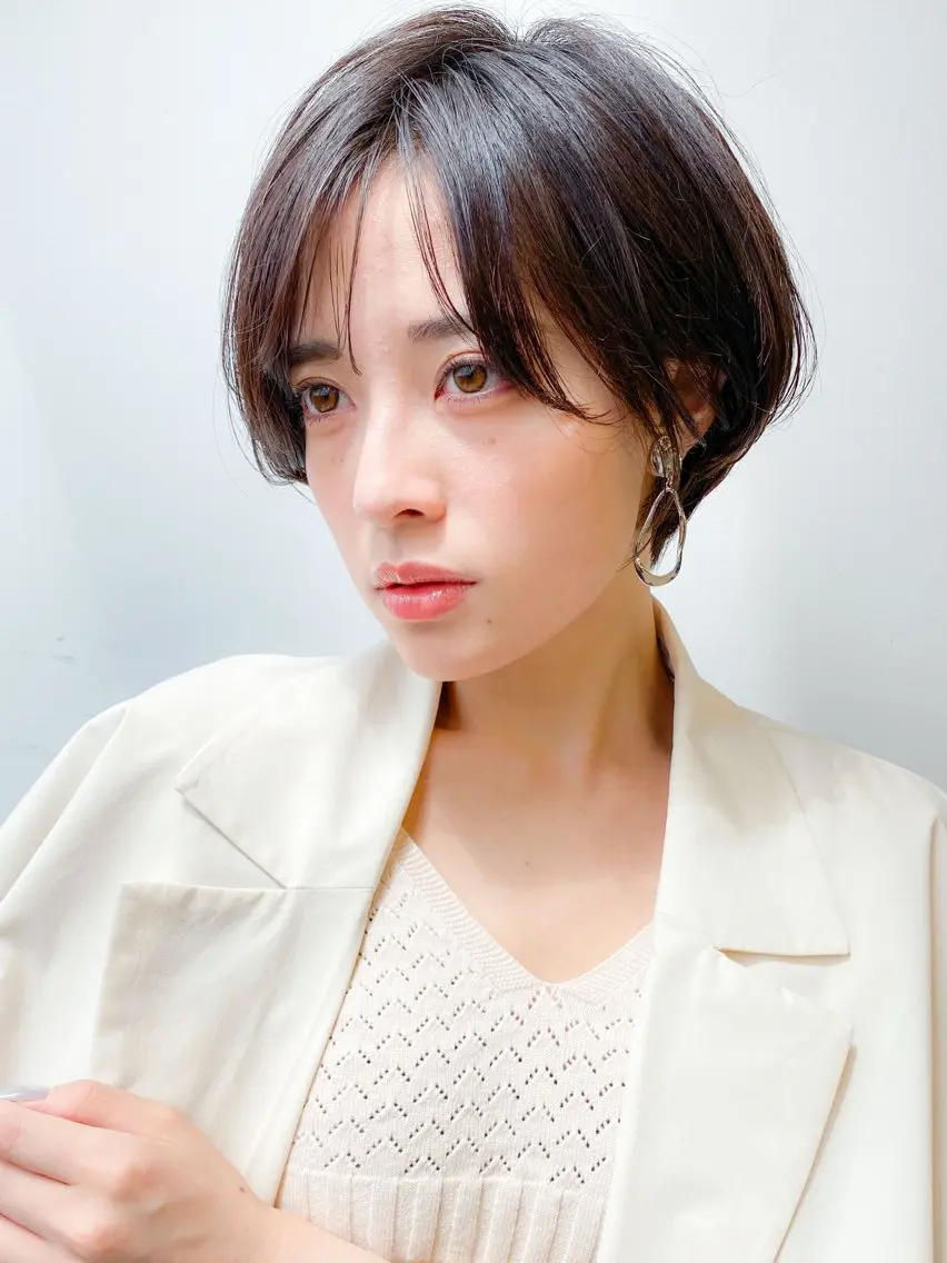 ショート 岸 優貴のヘアスタイル