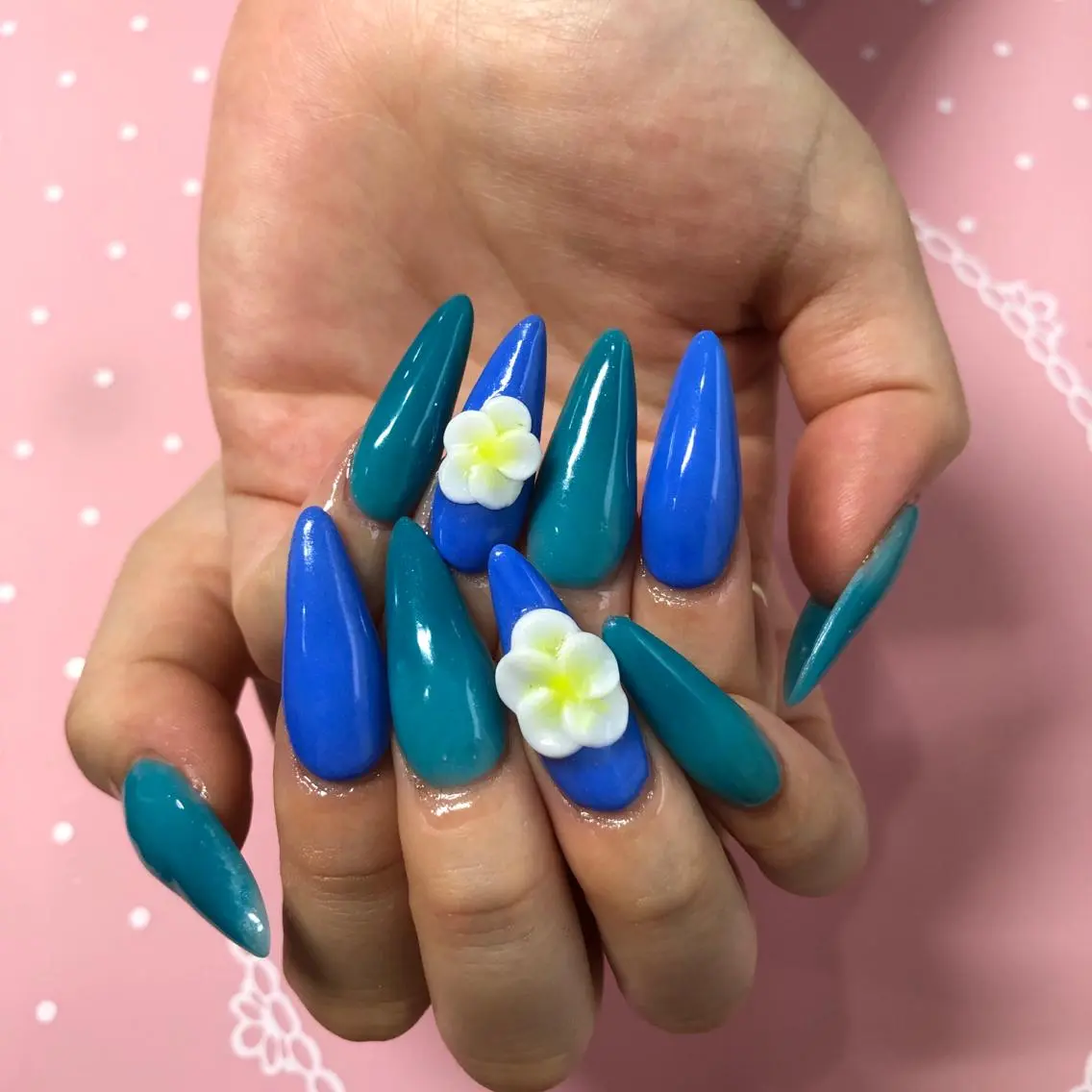 ロング ネイル ハンドネイル 《LB》ラブリエ Nail&eyeのマツエク・マツパデザイン