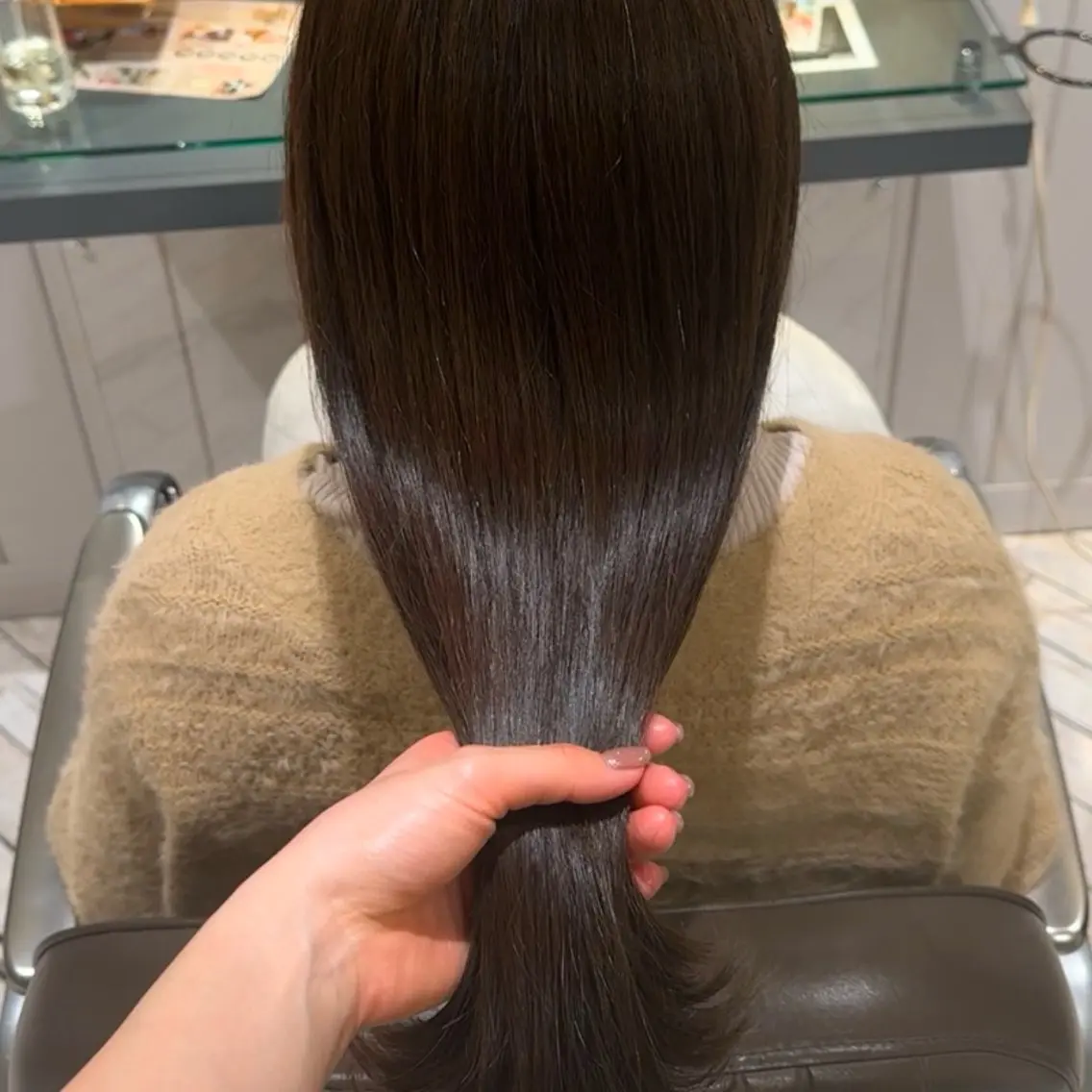 カット+髪質改善カラー✨の写真