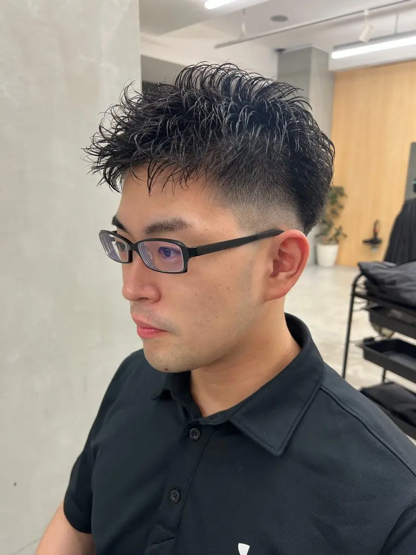 ショート カット メンズパーマ特化 🦖森田道成のヘアスタイル