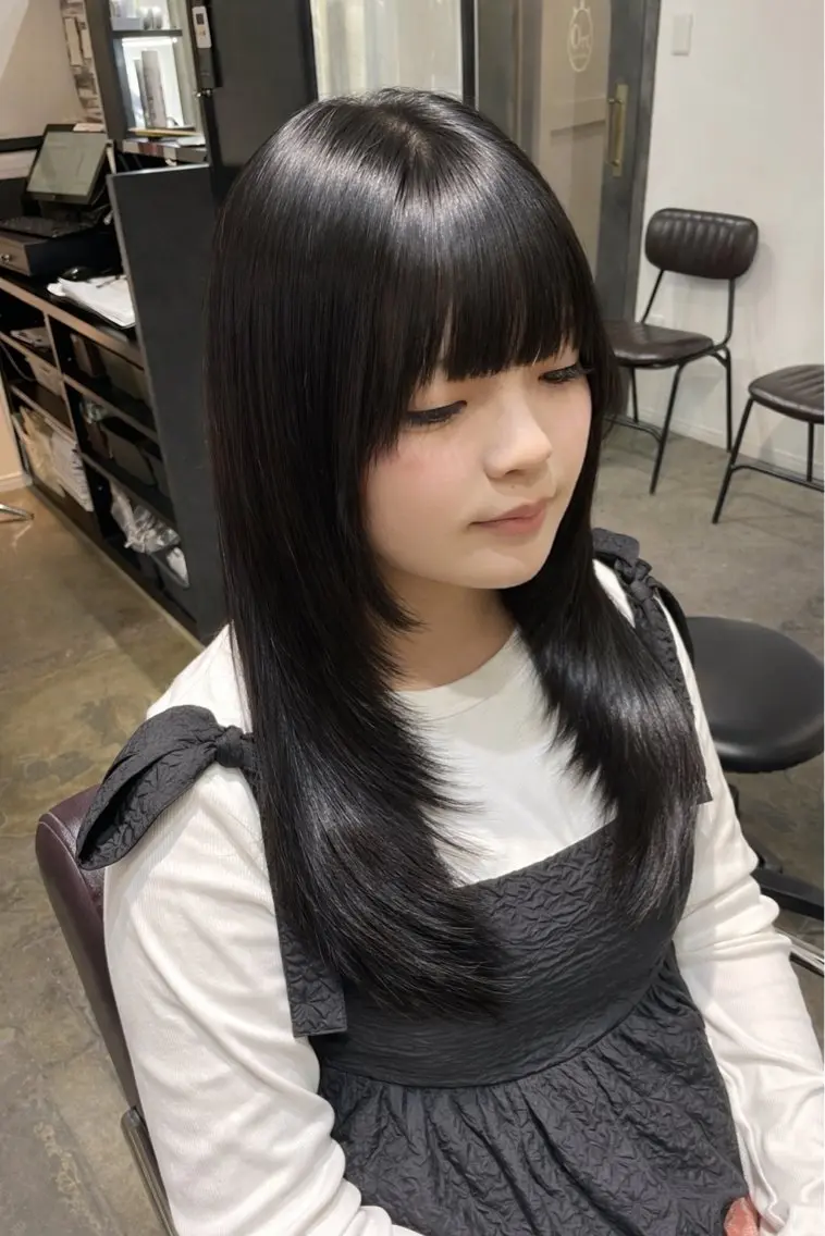 ロング ハイレイヤー レイヤーカット モデル様募集中🧡 nanamiのヘアスタイル