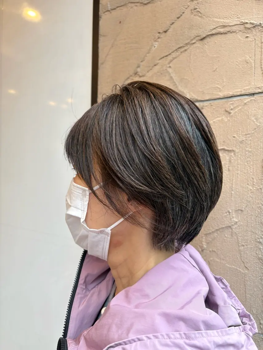 ショート カット 田村優 能見台のヘアスタイル