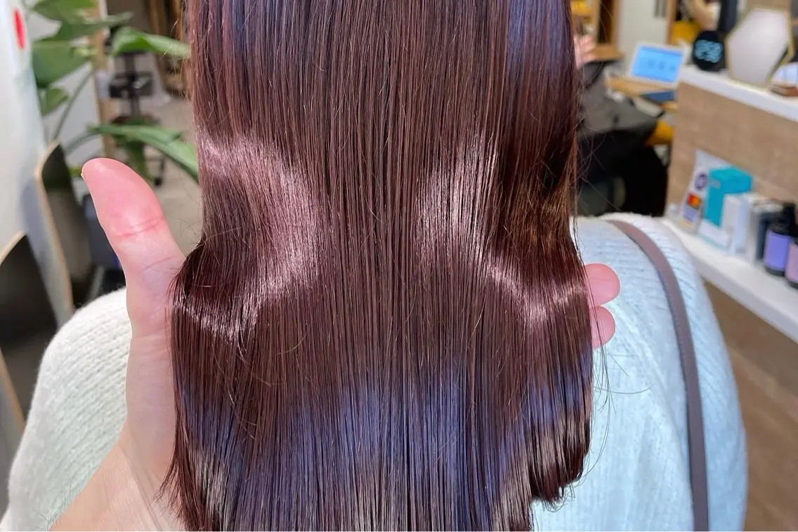 ロング カラー ヘアカラー うる艶カラー 顔周りカット♡ikuのヘアスタイル