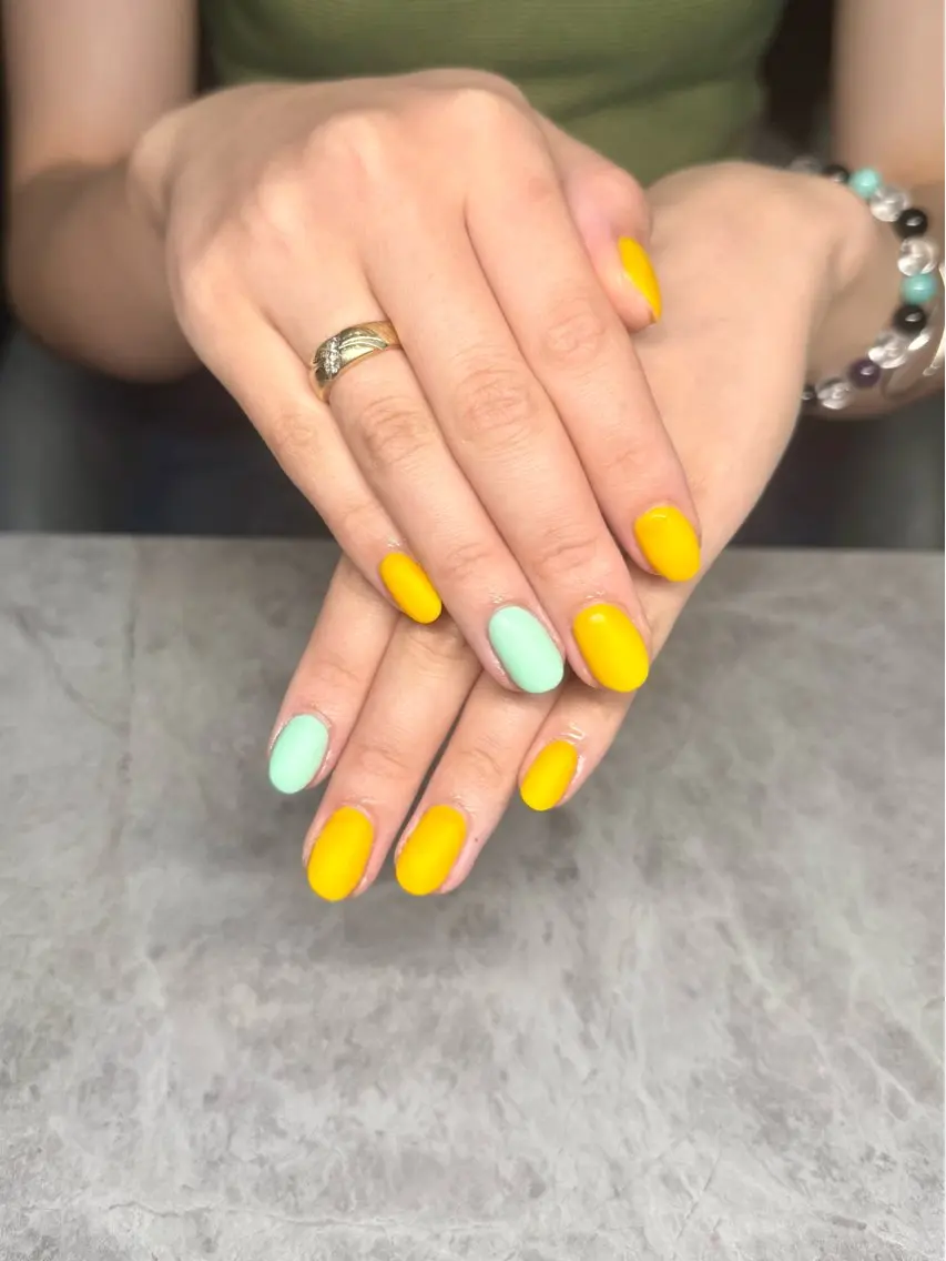ネイル マットネイル ハンドネイル IROHA NAIL 美優のネイルデザイン