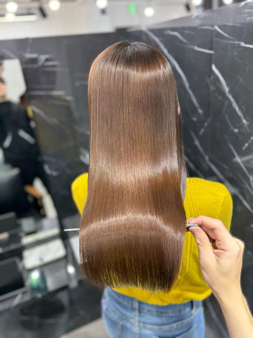 ロング JIN|朝楽になる 美髪矯正本格髪質改善のヘアスタイル