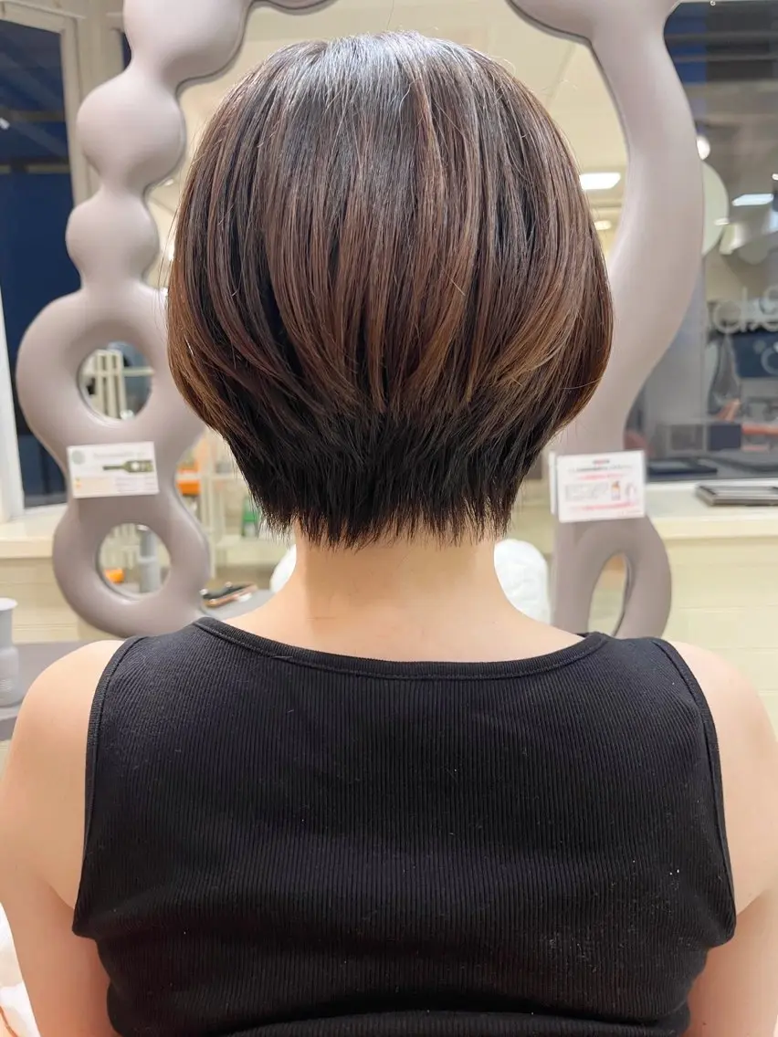 ショート ボブ/透明感カラー /大宮/たぐち🥣のヘアスタイル