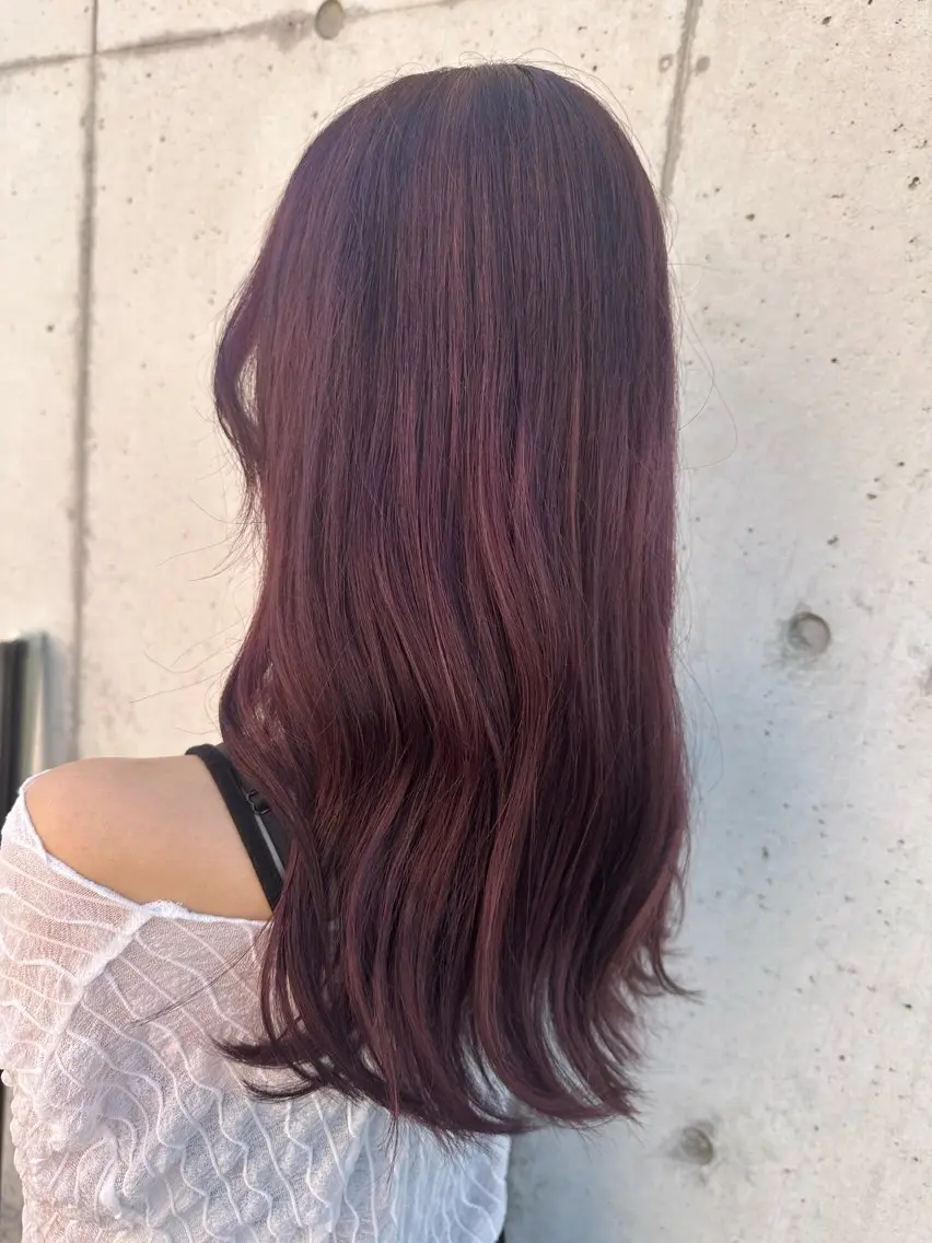 ロング カラー 髪質改善⭐️縮毛矯正 中野⭐️Rinaのヘアスタイル