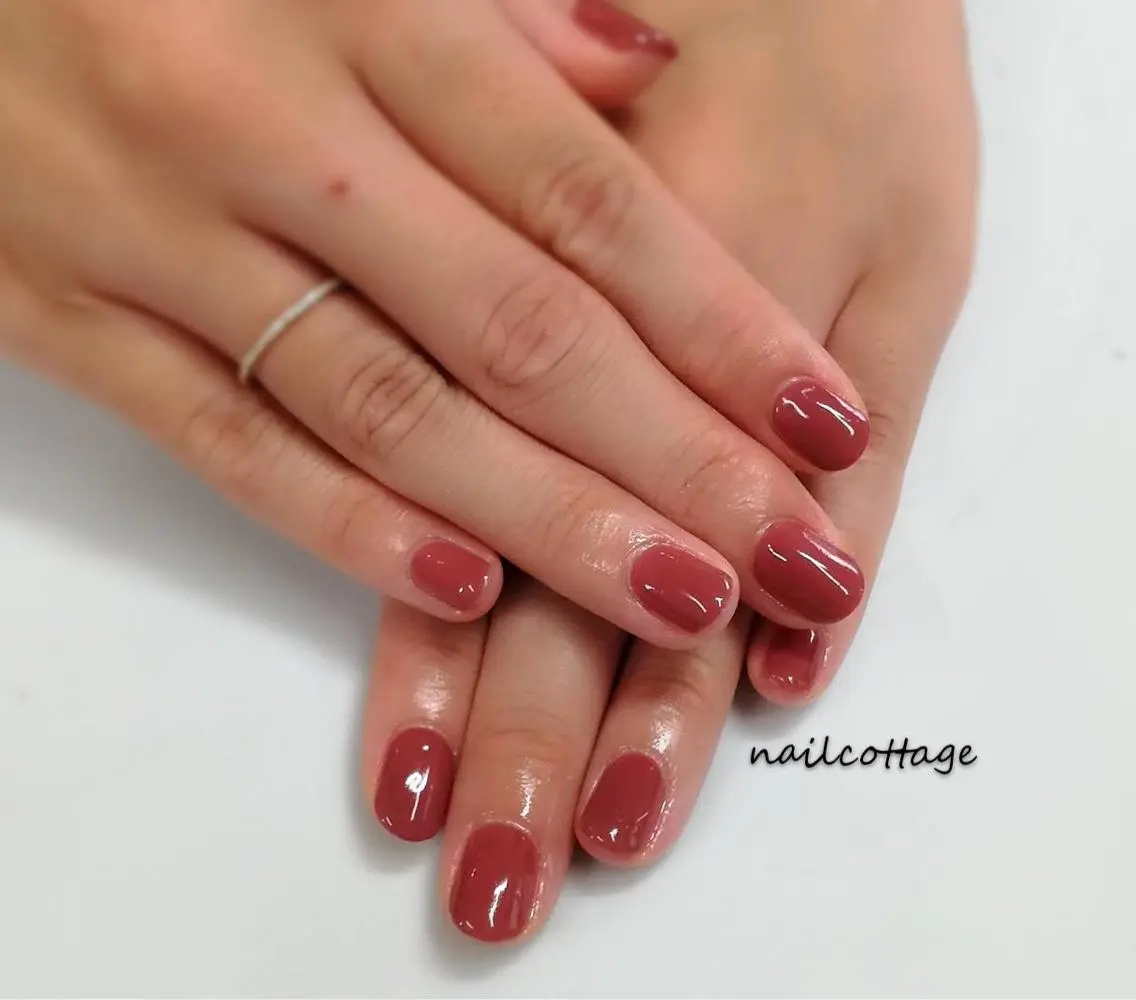 ネイル フレンチネイル グラデーション ワンカラーネイル Nail cottageのネイルデザイン