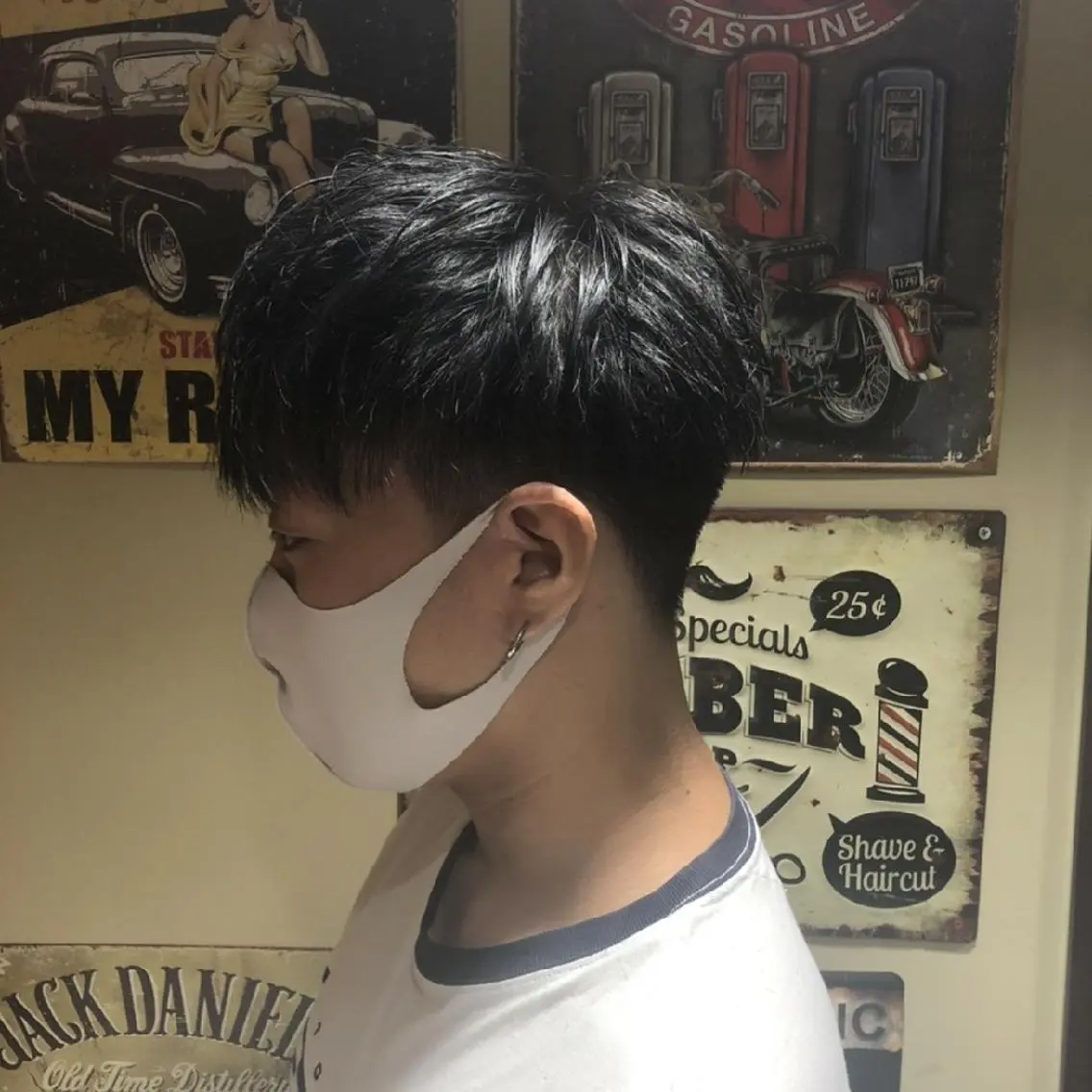 メンズ マッシュ 餘野 翔舞のヘアスタイル