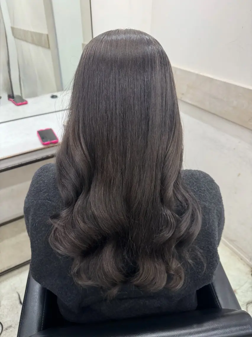 カラー カット ヘアカラー トリートメント 透明感カラー✨艶髪 制作🌱山根あゆみのヘアスタイル