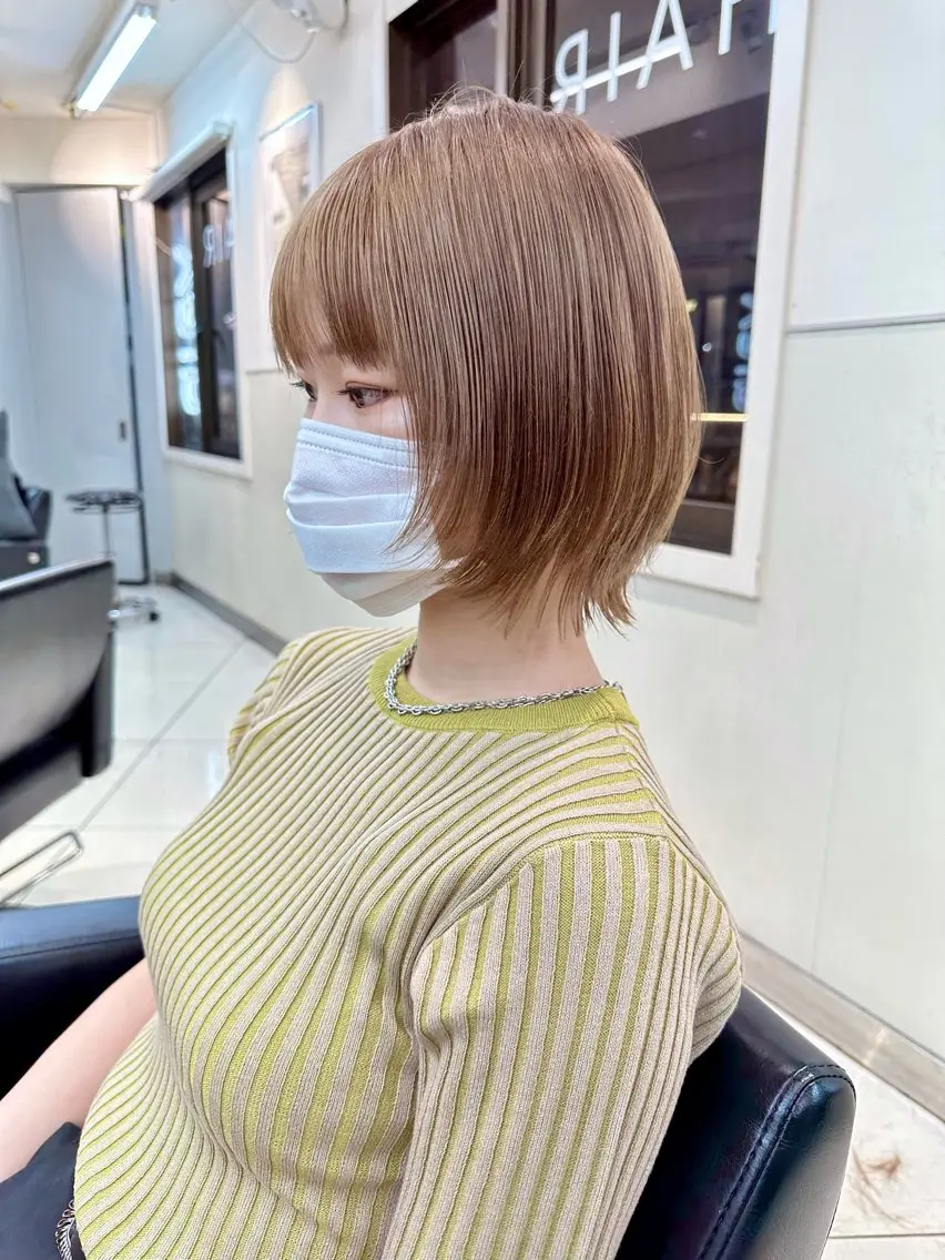 ショート パーマウルフショート 濱田匠のヘアスタイル