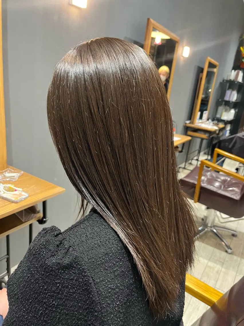 セミロング カラー 透明感カラー グレージュ ミント ヘアカラー 🫧鈴木ちゃん🫧 似合わせ✖️個性のヘアスタイル