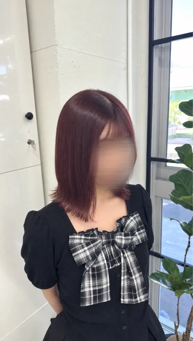 ミディアム カラー ヘアカラー 🩵しの🩵 JILLSTUDIOのヘアスタイル
