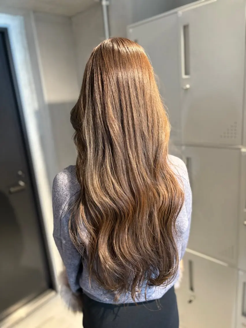 ロング カラー ヘアアレンジ カット 縮毛矯正特化 指名No.1shunのヘアスタイル
