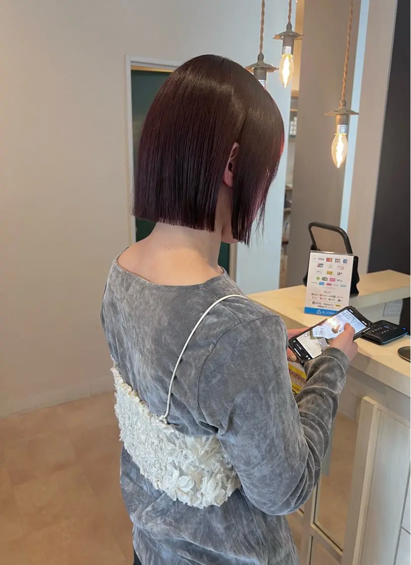 平日限定⭐️✨【ロング料金なし】✨似合わせカット✂︎➕シングルカラーの写真