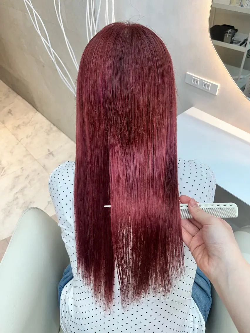 セミロング カラー 🫧みひろ🫧カット カラーモデル募集のヘアスタイル