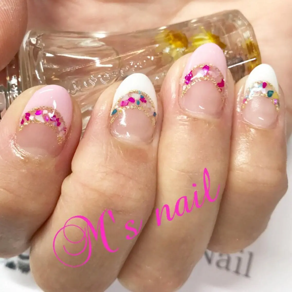 ネイル フレンチネイル M's nail ..高幡不動のネイルデザイン