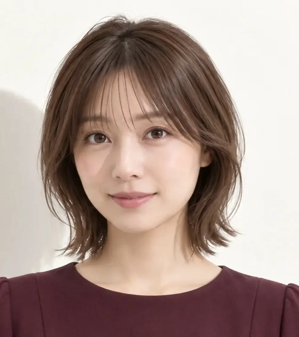 ショート ボブ 外ハネヘア au美容室 栄矢場町のヘアスタイル