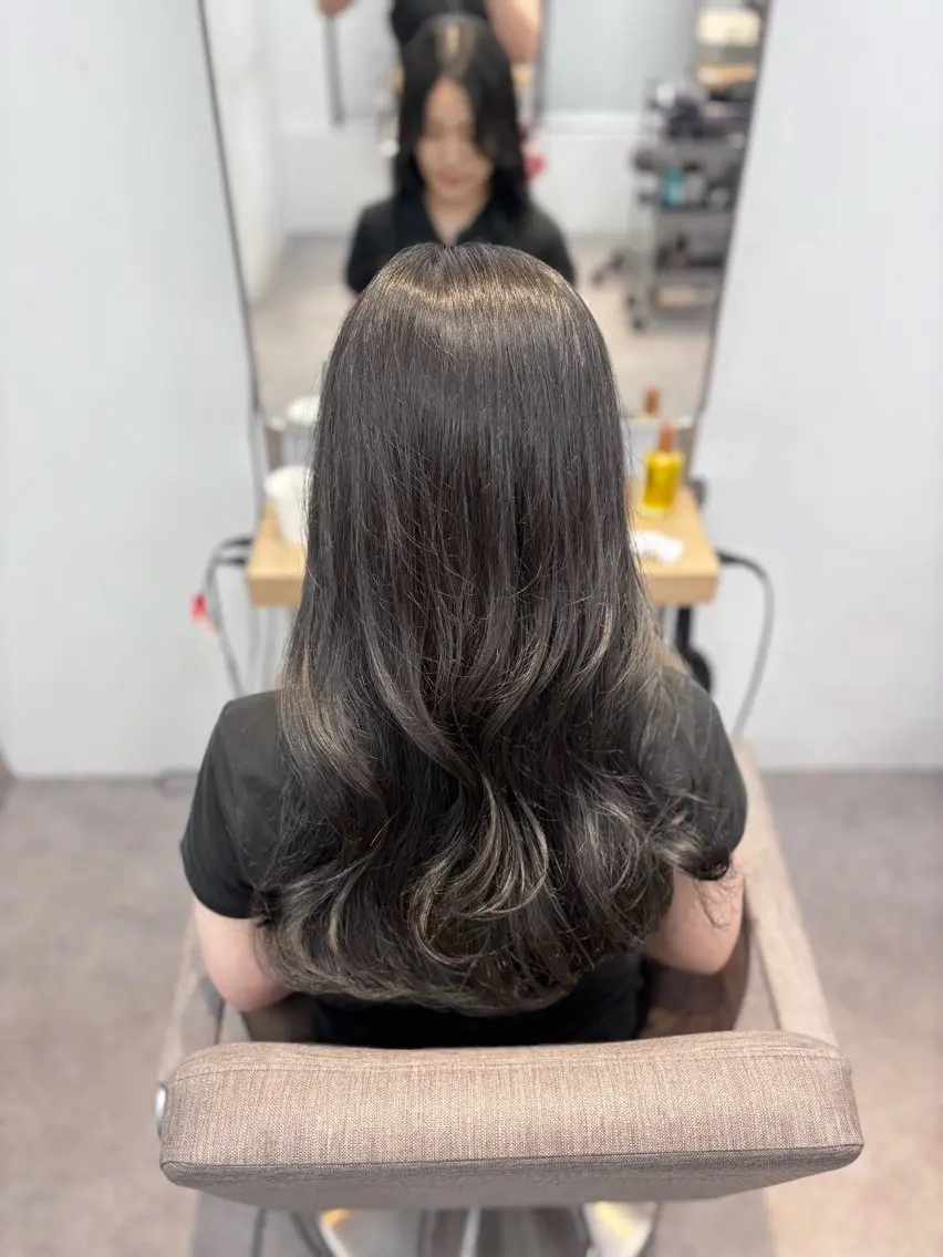 ロング レイヤーカット 透明感/韓国ヘア/ miyu 🎀のヘアスタイル