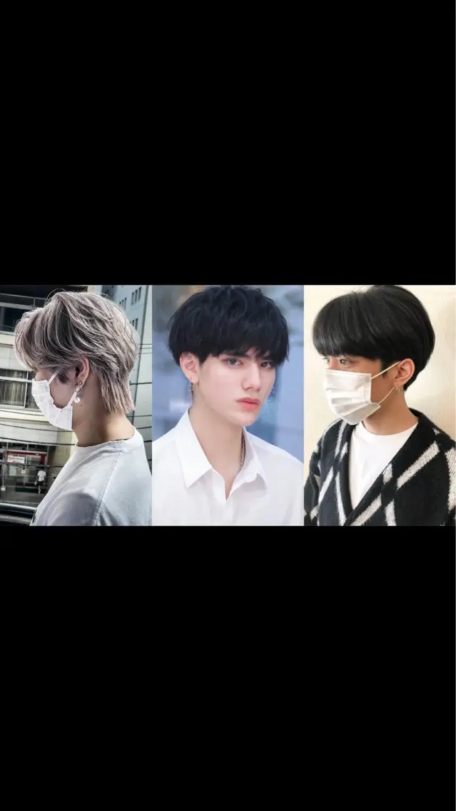 ショート パーマ メンズ ダウンパーマ メンズハイトーン メンズ韓国風 韓国マッシュ マッシュ 長谷川 ゆりのヘアスタイル