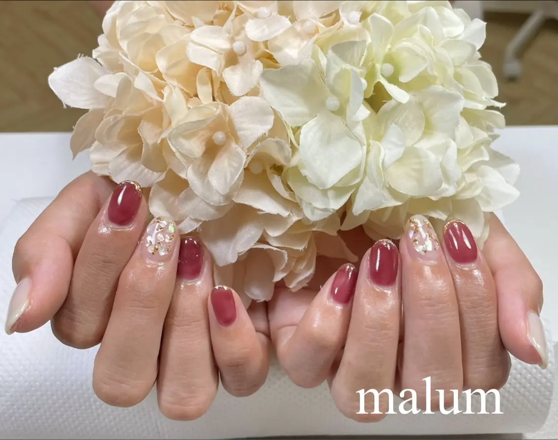 ネイル ハンドネイル malum nailのネイルデザイン