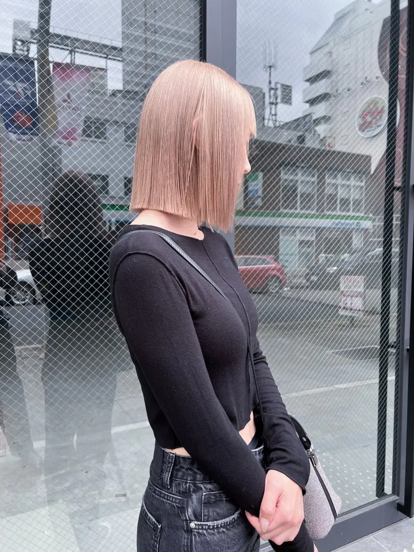 ミディアム ヘアカラー Ryuya RLINOのヘアスタイル