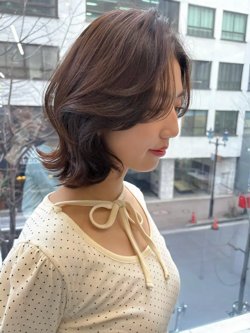 カラー 𝐀𝐑𝐈𝐒𝐀 🎀‎🤍銀座美容室のヘアスタイル
