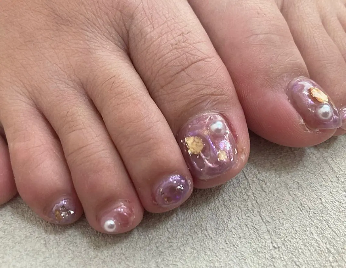 ネイル フットネイル NAILSALON NUIT.[ニュイ]のネイルデザイン