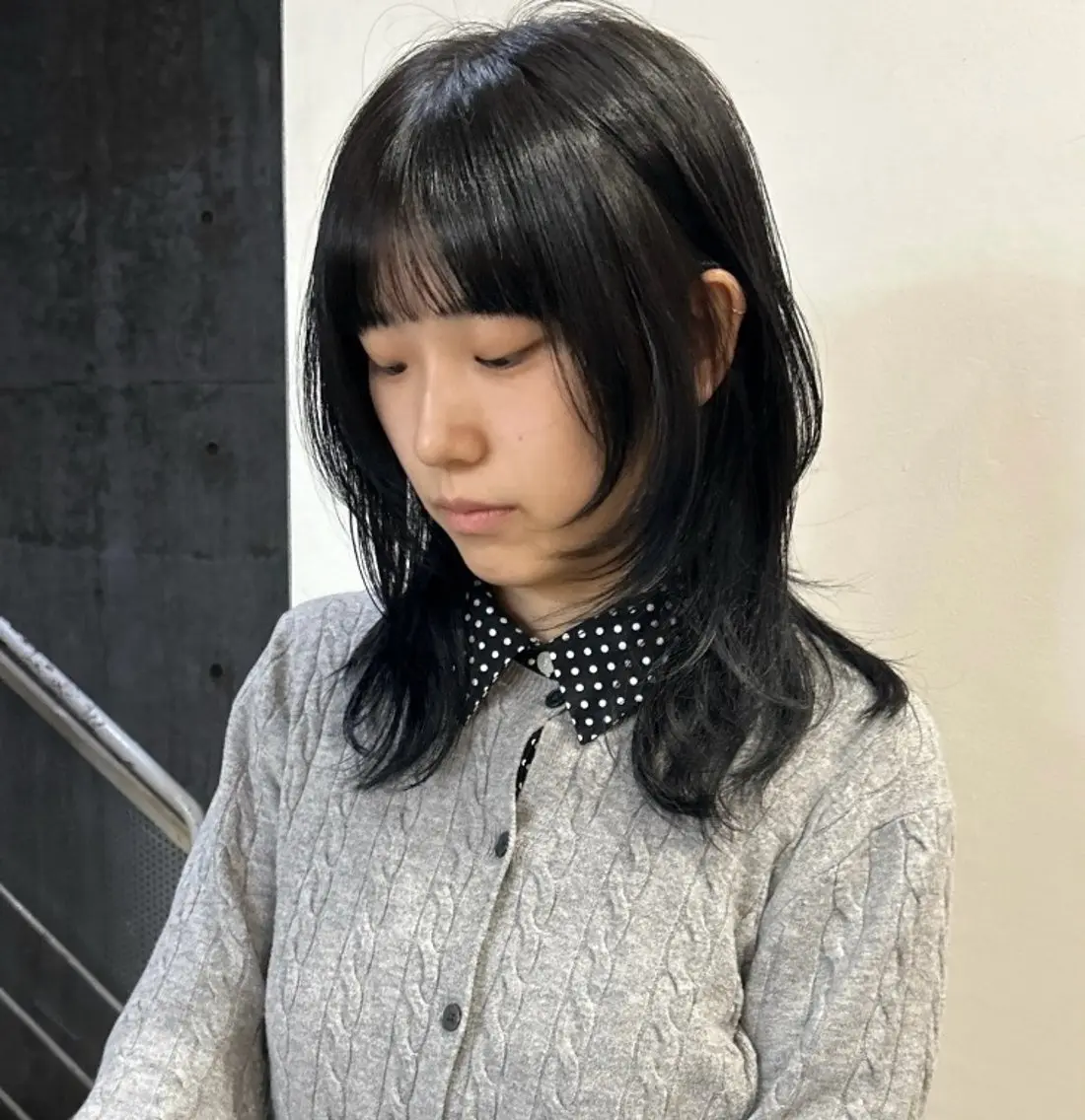 似合わせカット＋stylingの写真