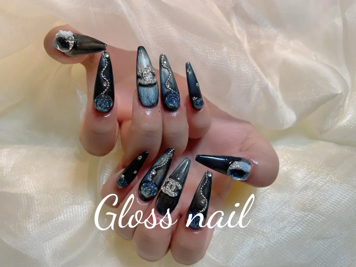 ネイル ハンドネイル Meri💅ジェル& チップ長さだし専門のネイルデザイン