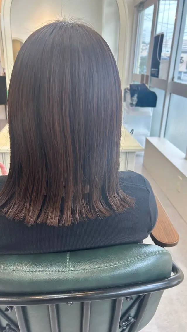 ミディアム カット TERUYA shionのヘアスタイル