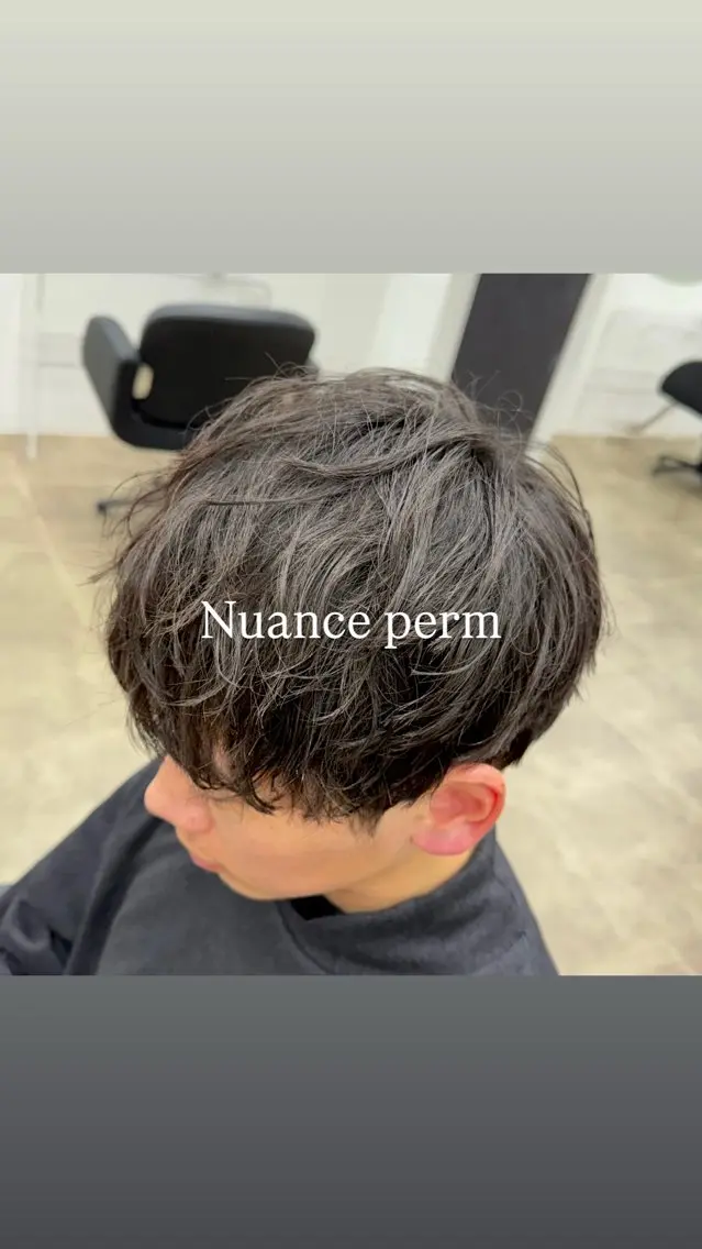 パーマ メンズ カット パーマ メンズ特化美容師 ◆ルナのヘアスタイル