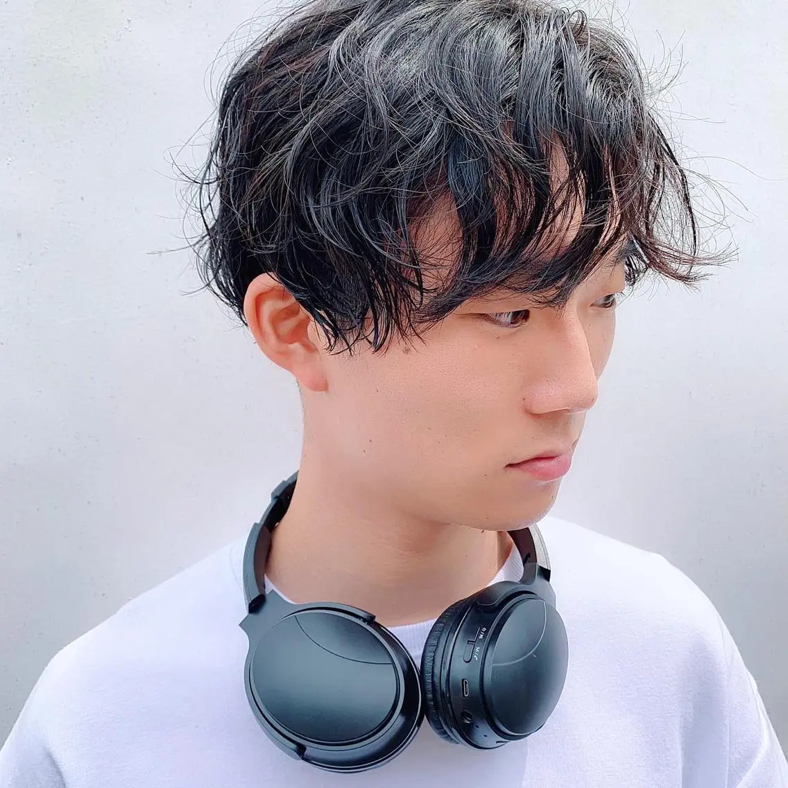 ショート パーマ メンズ 中川 竜誠のヘアスタイル