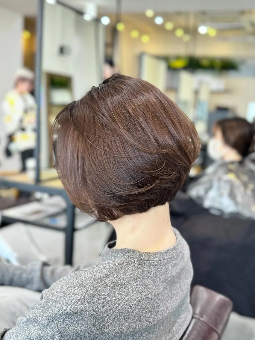 ショート カラー 無料カット/ ショート特化/表参道のヘアスタイル