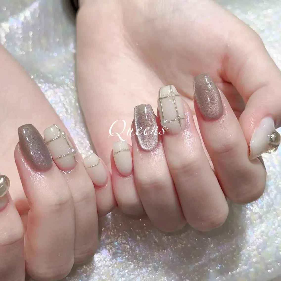 ネイル ハンドネイル Queens ひなのネイルデザイン