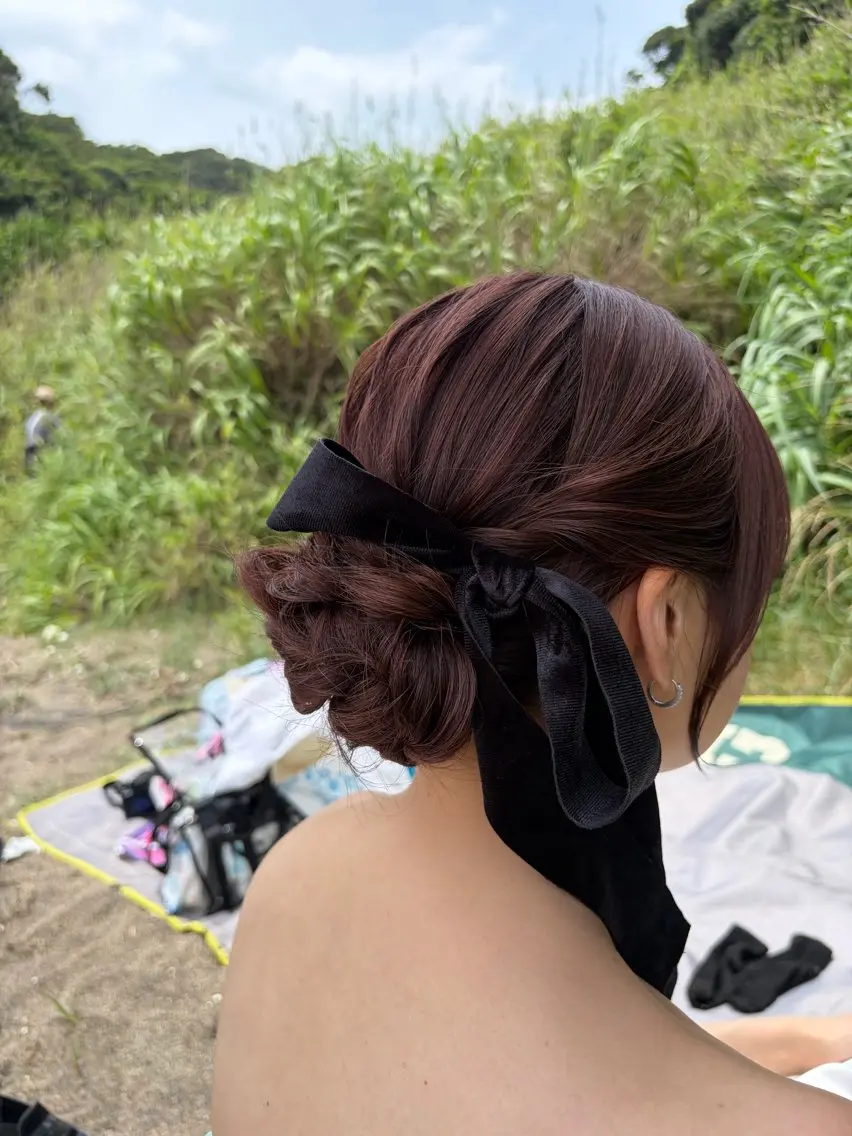 ロング ヘアアレンジ EARTH渋谷店/ 香理のヘアスタイル