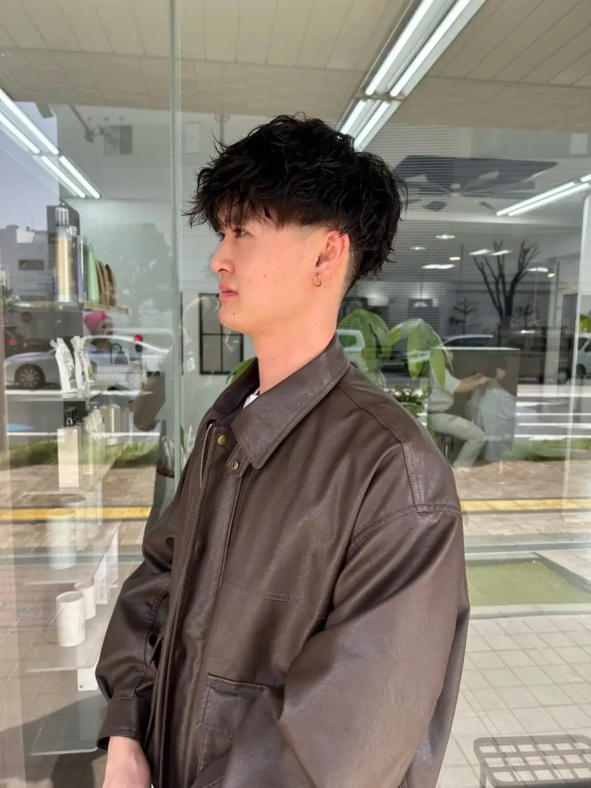 ショート パーマ メンズ カット パーマ メンズパーマの達人 / タカシマダイスケのヘアスタイル