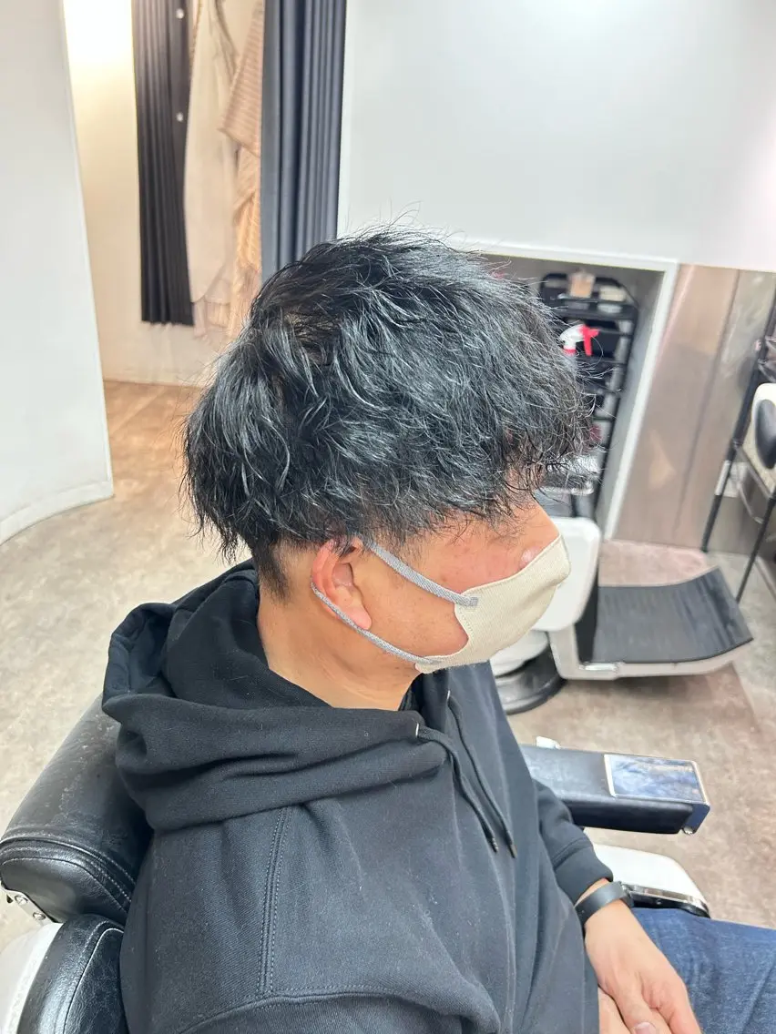 パーマ ヘアアレンジ メンズ メンズパーマ ツイストスパイラルパーマ スパイラルパーマ FRISEUR/山本 美芽のヘアスタイル