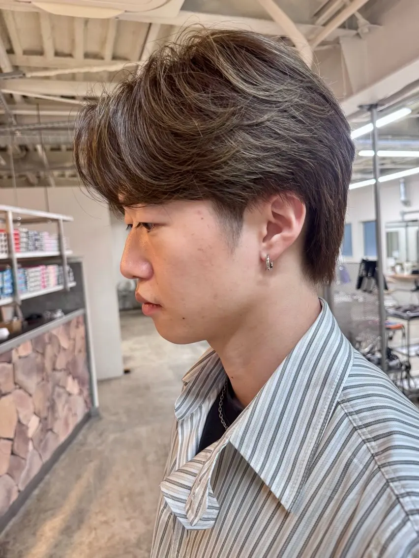 【カット+曲がる縮毛矯正モデル】の写真