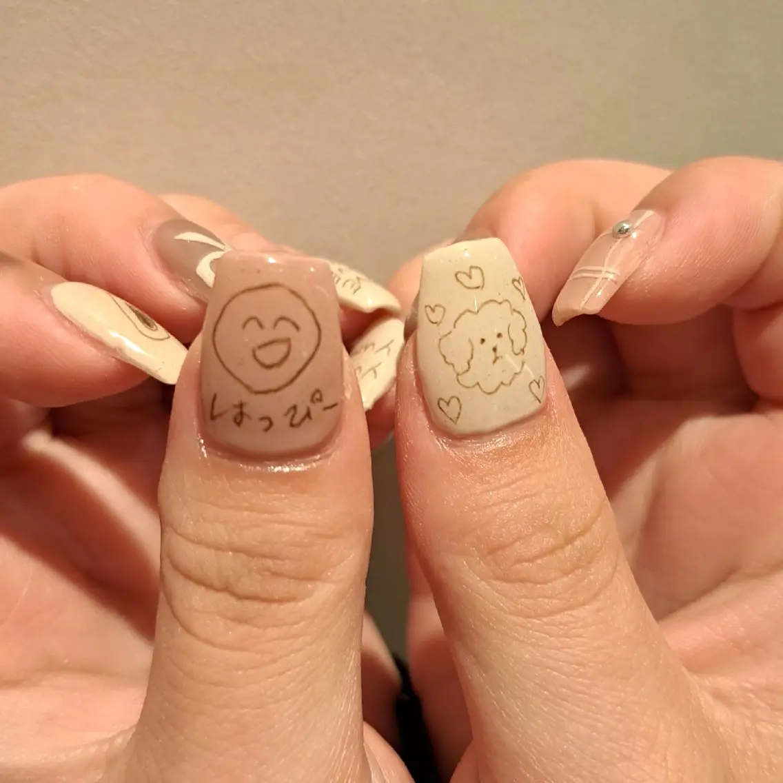 ネイル アートネイル 持ち込み 冬ネイル Nail mood デザイン持ち込みokのネイルデザイン