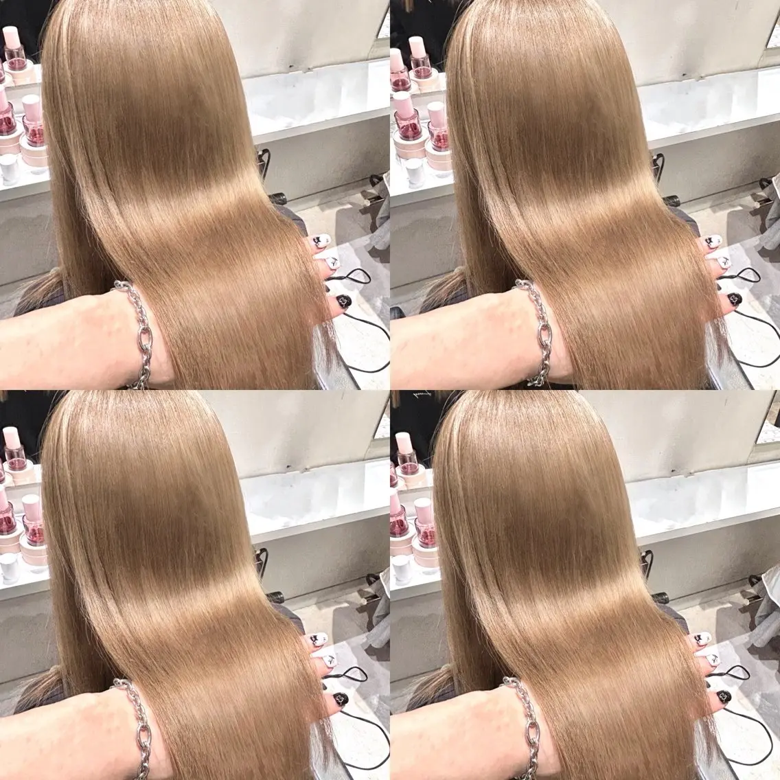 ロング カラー 艶髪×透明感カラー もかのヘアスタイル