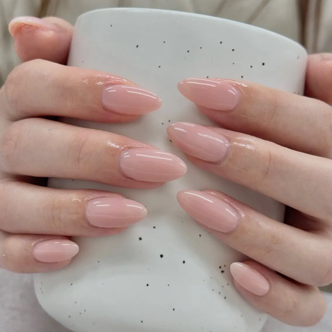 ネイル アートネイル オーロラネイル チークネイル 長さ出し フットネイル ハンドネイル Hazuki nailのネイルデザイン