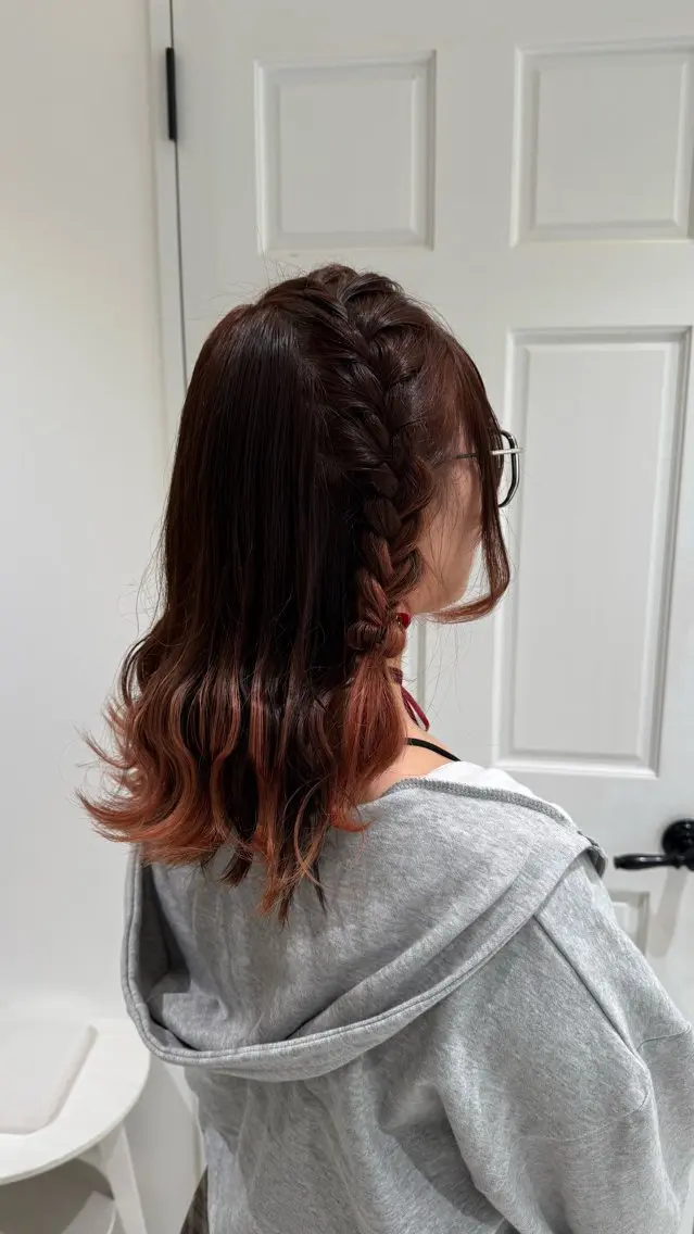 セミロング ヘアアレンジ 南町田/ヘアメ /ヘアアレンジ/はなのヘアスタイル