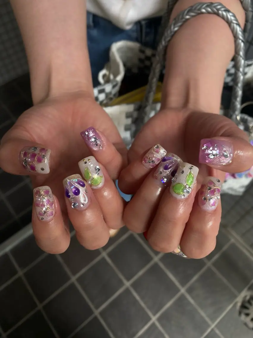 ネイル ハンドネイル nano/きもかわ nail🐬🫧のネイルデザイン
