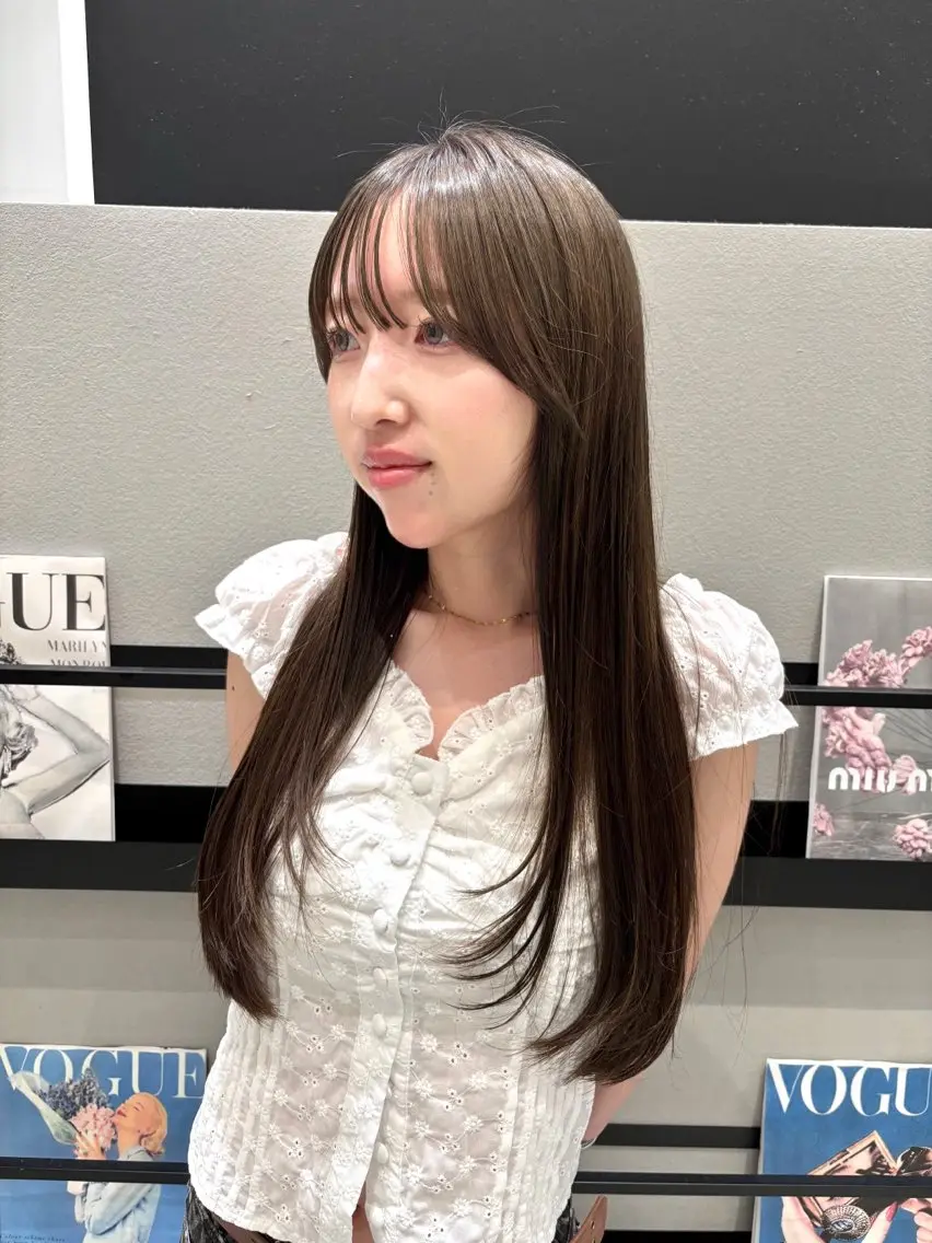 ロング カラー レイヤーカット ロング カット ヘアカラー 透明感カラー/ レイヤーkotonoのヘアスタイル