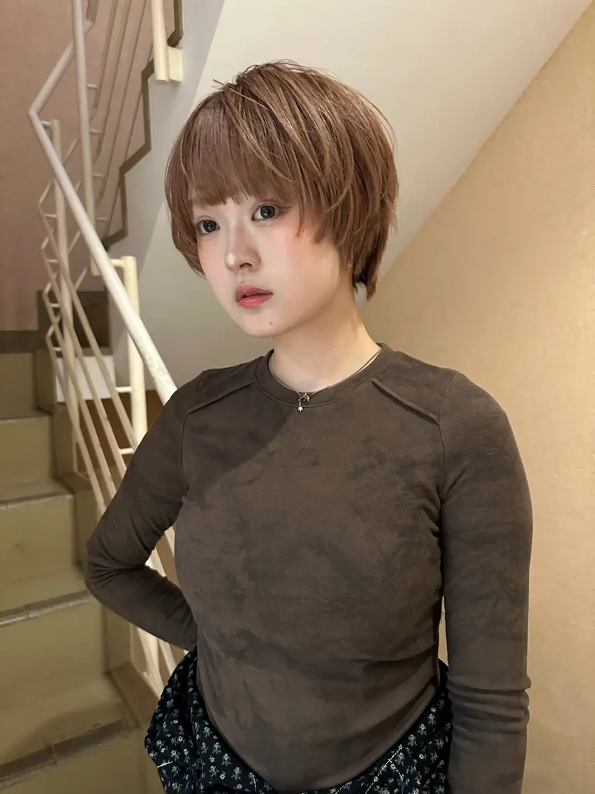 ショート カラー カット 🫧アイドルヘア中島 圭吾🫧のヘアスタイル