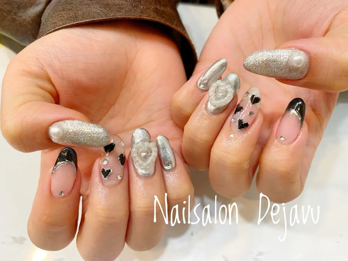 ネイル 持ち込み ハンドネイル Nail salon Dejavu 🌿のネイルデザイン